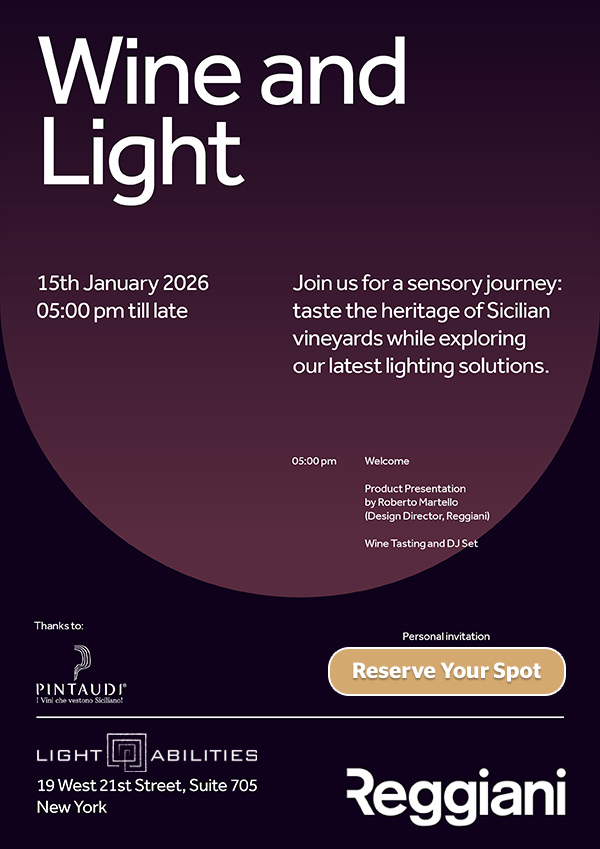 Wine and Light by Reggiani on January 15th