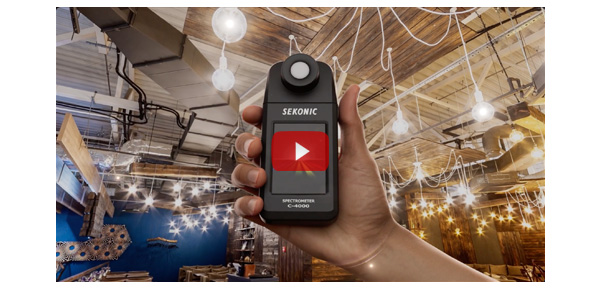Sekonic Spectrometer C-4000 Video