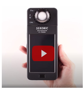 Sekonic Spectrometer C-7000 Video